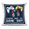 Stupell Industries Every Day Game Day Decorative Printed Throw Pillow, design by Mollie B., 18 x 7 x 18